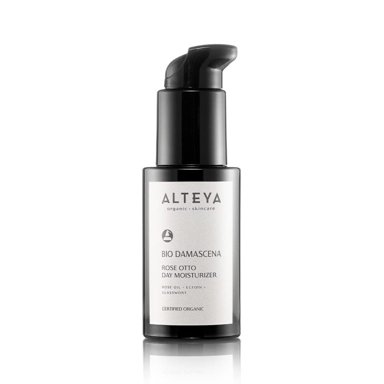 Alteya Organics Day Moisturizer Certified Organic Skin Care 1.7 Fl Oz/50 mL Bio Damascena Award-Winning Face Cream With Organic Bulgarian Rose Oil