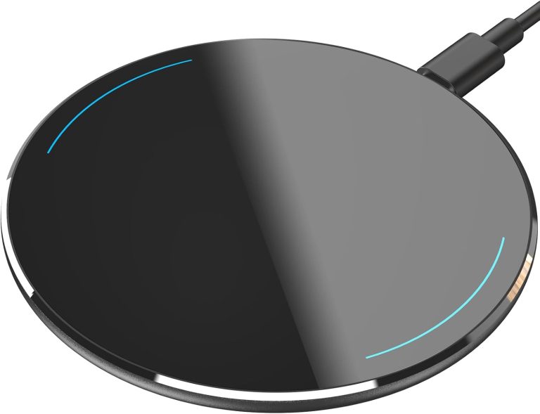TOZO 2024 Upgraded Wireless Charger 15W Max Fast Wireless Charging Pad Compatible with iPhone 16/16 Plus/16 Pro Max /15/14/13/SE/12 Series, Samsung Galaxy S24/S23/S22 Series (No AC Adapter), Black