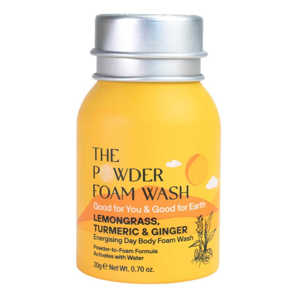 Energising Day Body Foam Wash to Awaken Your Senses | 20x Washes | Vegan, Eco-Friendly, Tumeric, Ginger 0.7 Oz Mini Aluminum Bottle Energising Day Body Foam Wash to Awaken Your Senses | 20x Washes | Vegan, Eco-Friendly, Tumeric, Ginger 0.7 Oz Mini Aluminum Bottle