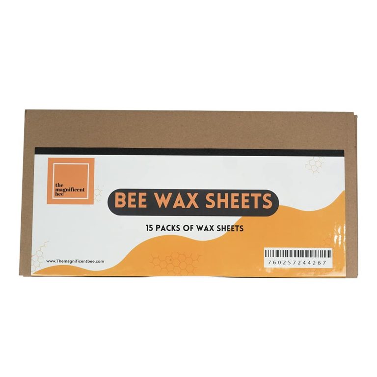 15 Packs Bee Honey Sheets Beehive Wax Foundation Natural Beeswax Foundation Beekeeping Equipment Bee Comb Honey Frame | USA Brand