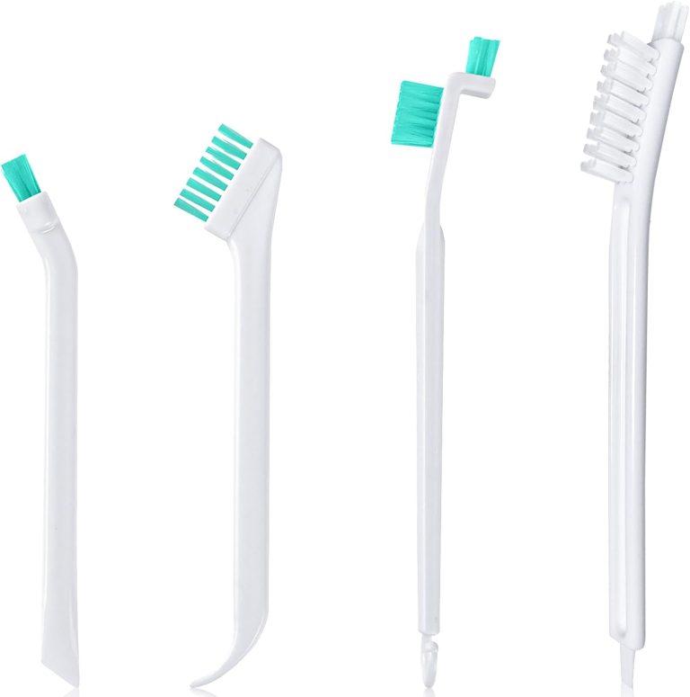 Small Cleaning Brushes Set, 4 pcs Crevice Household Cleaning Tool for Window Track Groove Sliding Door Bottle Gaps Humidifier Baseboard, Tiny Detail Scrub Cleaner Tool Gadget Kitchen Bathroom Set