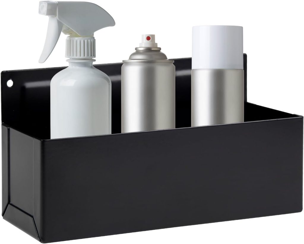 Magnetic Aerosol Spray Can Holder, Magnet Toolbox Bottle Holder, Tool Box Storage Rack for Garage and Home, Craft Workspace, Mechanic Paint Bottle Can Organizer, Black, 3″x8.3″ Magnetic Aerosol Spray Can Holder, Magnet Toolbox Bottle Holder, Tool Box Storage Rack for Garage and Home, Craft Workspace, Mechanic Paint Bottle Can Organizer, Black, 3″x8.3″