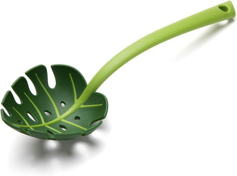 OTOTO Jungle Spoon Monstera Ladle – BPA-Free Kitchen Spoon High Heat Resistant Nylon Spoon for Cooking for Nonstick Cookware Kitchen Tools & Utensils, Casserole Spoon