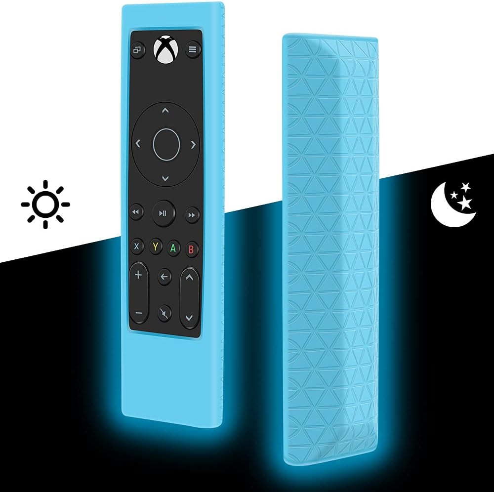 Silicone Protective Case for PDP Gaming Remote Control: Xbox Series X|S Xbox One, Xbox,Shockproof Remote Case Holder Skin Proetector for PDP Xbox One Remote Battery Back Covers Case-Glowblue Silicone Protective Case for PDP Gaming Remote Control: Xbox Series X|S Xbox One, Xbox,Shockproof Remote Case Holder Skin Proetector for PDP Xbox One Remote Battery Back Covers Case-Glowblue
