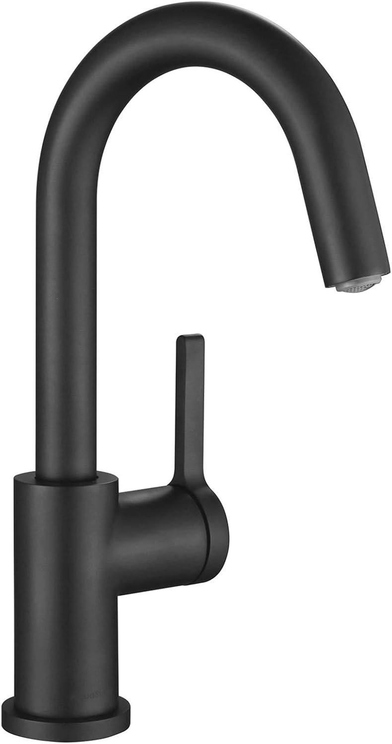 AS1010MB Matte Black Bar Faucet or Prep Kitchen Sink Faucet with Single Handle AS1010MB Matte Black Bar Faucet or Prep Kitchen Sink Faucet with Single Handle
