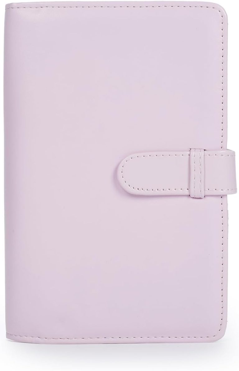 Phetium 108 Pockets Mini Photo Album for Fujifilm Instax Mini Film,Polaroid Snap,2×3″ Photo,Kpop Photo Card,Wallet Album Book for Instax Mini 12/11/40/7+/EVO/99 (Blossom Pink)