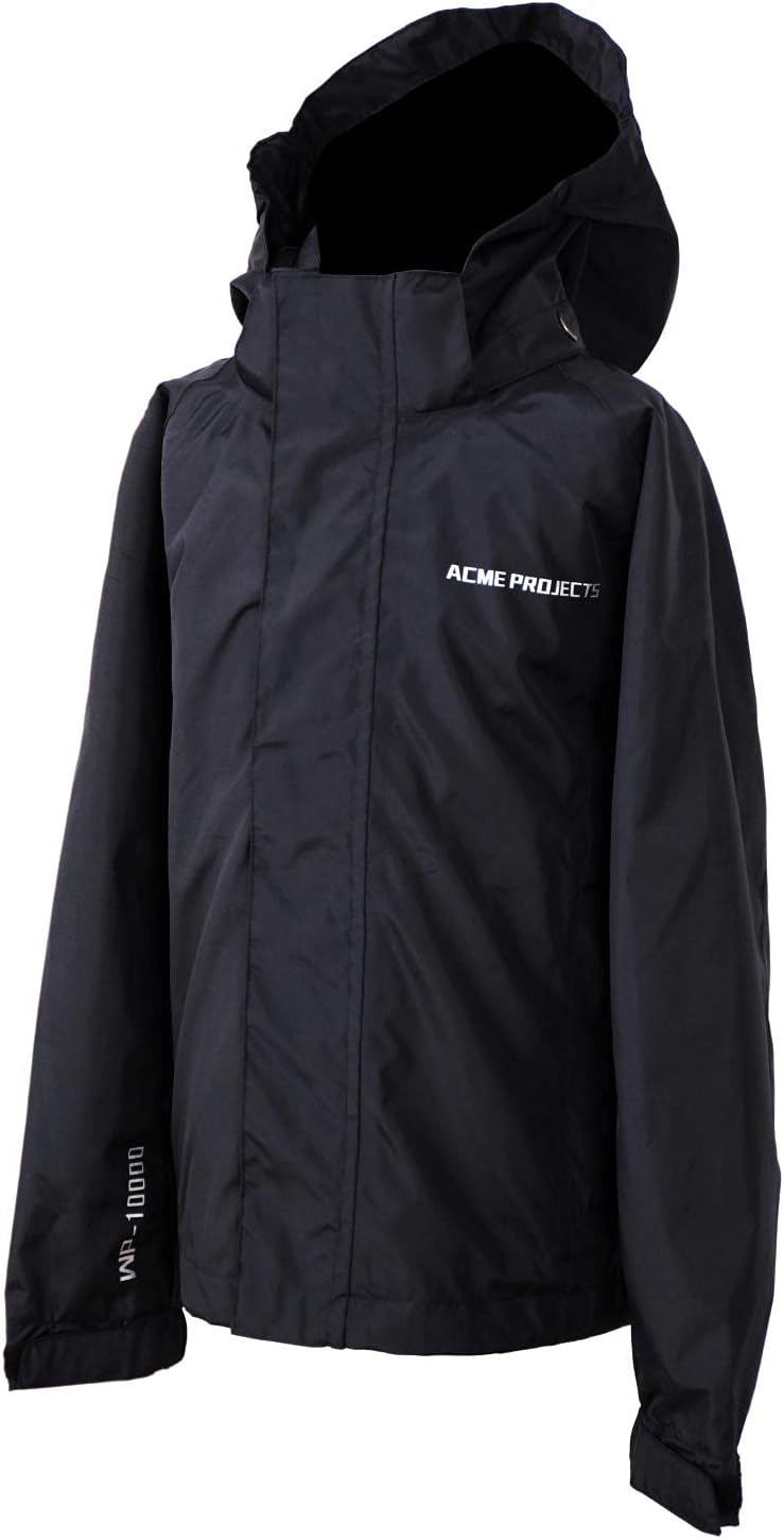 Acme Projects Rain Jacket 100% Waterproof, Breathable, Seam Sealed, 10000mm/3000gm, YKK Zippers Acme Projects Rain Jacket 100% Waterproof, Breathable, Seam Sealed, 10000mm/3000gm, YKK Zippers