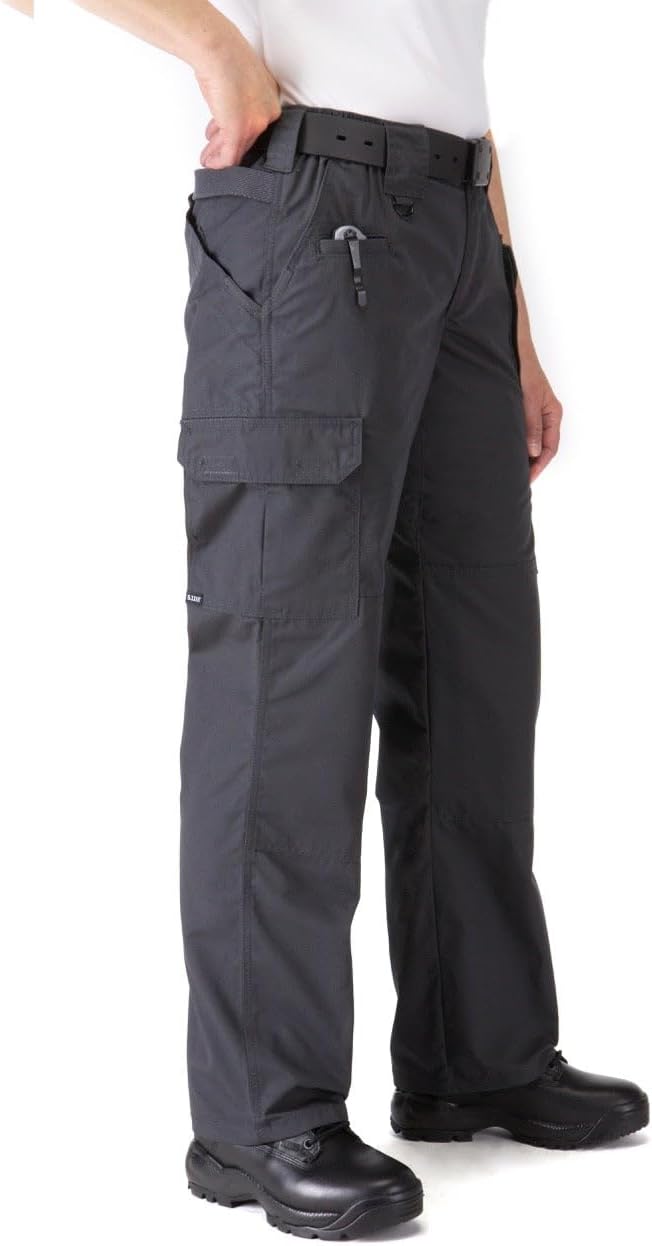 5.11 Tactical Women’s Taclite Pro Ripstop Pants, Gussetted Construction, 8 Pockets, Charcoal, Long and Regular Lengths