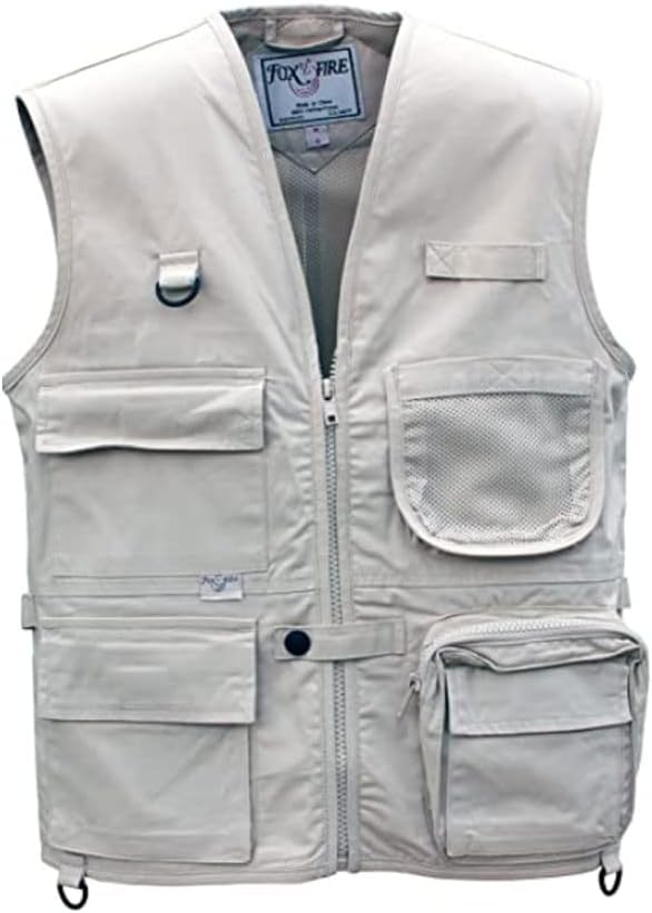 Foxfire Kid’s Cargo Explorer Vest for Outdoor, Adventure, Safari and Travel Wear with Pockets, Cotton