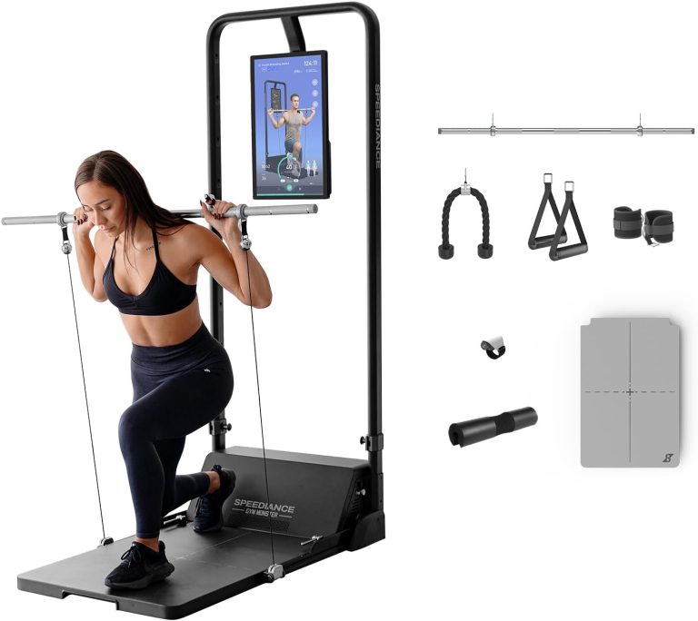 Smart Home Gym System, Gym Monster Multifunctional Smith Machine Home Gym Power Cage, All-in-one Cable Machine for Home Workout, Full Body Strength Training Fitness Exercise Machine