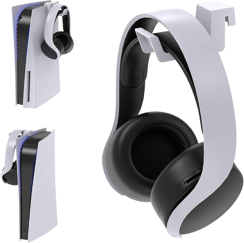 FYOUNG Headset Holder for PS5/for PS5 Slim/ PS5 Pro, Hook Hanger for PS5 Headphone Hanger Holder, Headphone Stand for PS5/ PS5 Slim/ PS5 PRO (White) FYOUNG Headset Holder for PS5/for PS5 Slim/ PS5 Pro, Hook Hanger for PS5 Headphone Hanger Holder, Headphone Stand for PS5/ PS5 Slim/ PS5 PRO (White)