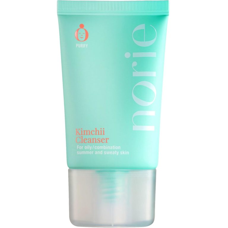 Norie Face Cleanser – Gentle Cleanser Face Wash with Kimchii Probiotics, Hydrating Face Wash for Oily Skin, Concentrated & Fragrance Free Gel for Clearer Skin, 2% Salicylic Acid, Vegan, Unscented