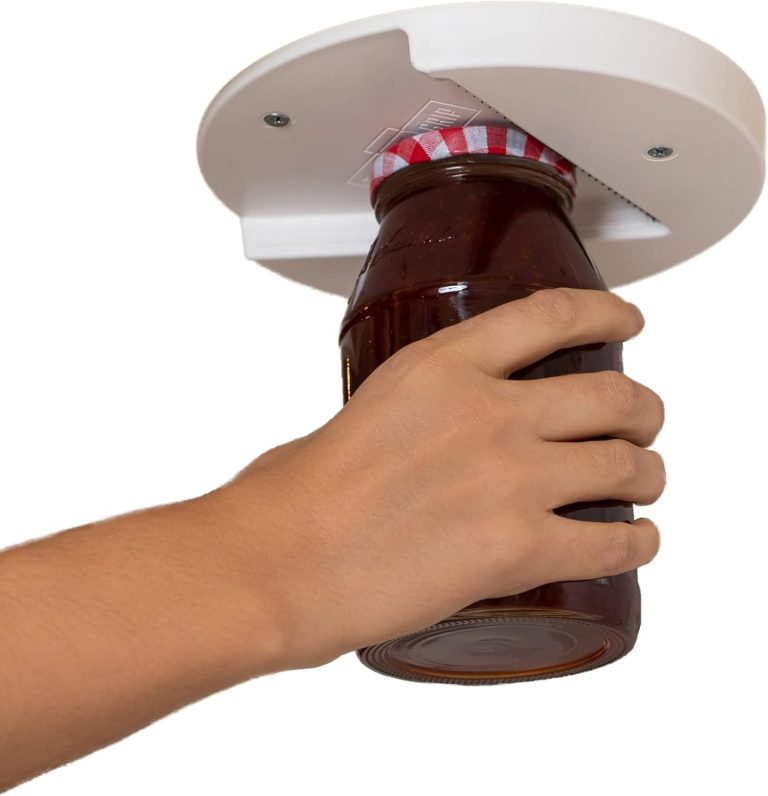 The Original Under Cabinet Jar Opener – Effortless for Weak Hands & Seniors with Arthritis – Open Any Size Jar & Bottle – Made in USA