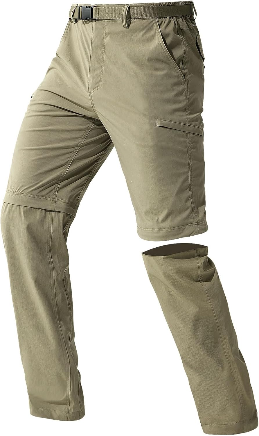 FREE SOLDIER Men’s Outdoor Convertible Hiking Pants with Belt Lightweight Quick Dry Tactical Cargo Pants Nylon Spandex FREE SOLDIER Men’s Outdoor Convertible Hiking Pants with Belt Lightweight Quick Dry Tactical Cargo Pants Nylon Spandex