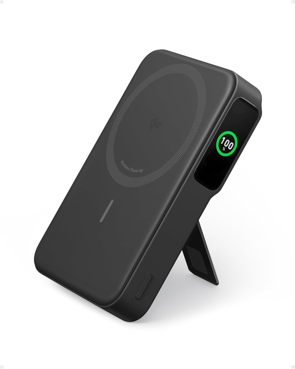 Anker MagGo Power Bank, Qi2 Certified 15W Ultra-Fast MagSafe-Compatible Portable Charger, 10,000mAh Battery Pack with Smart Display & Foldable Stand, For iPhone 16/15/14/13 Only (USB-C Cable Included) Anker MagGo Power Bank, Qi2 Certified 15W Ultra-Fast MagSafe-Compatible Portable Charger, 10,000mAh Battery Pack with Smart Display & Foldable Stand, For iPhone 16/15/14/13 Only (USB-C Cable Included)