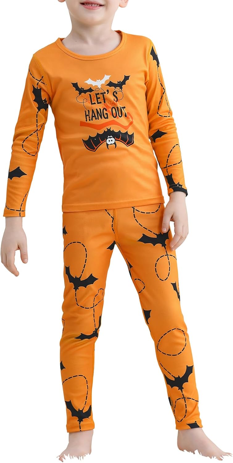 Zando Toddler Thermal Underwear Sets for Kids Base Layer Winter Warm Toddler Long Johns for Boys Girls Long Underwear