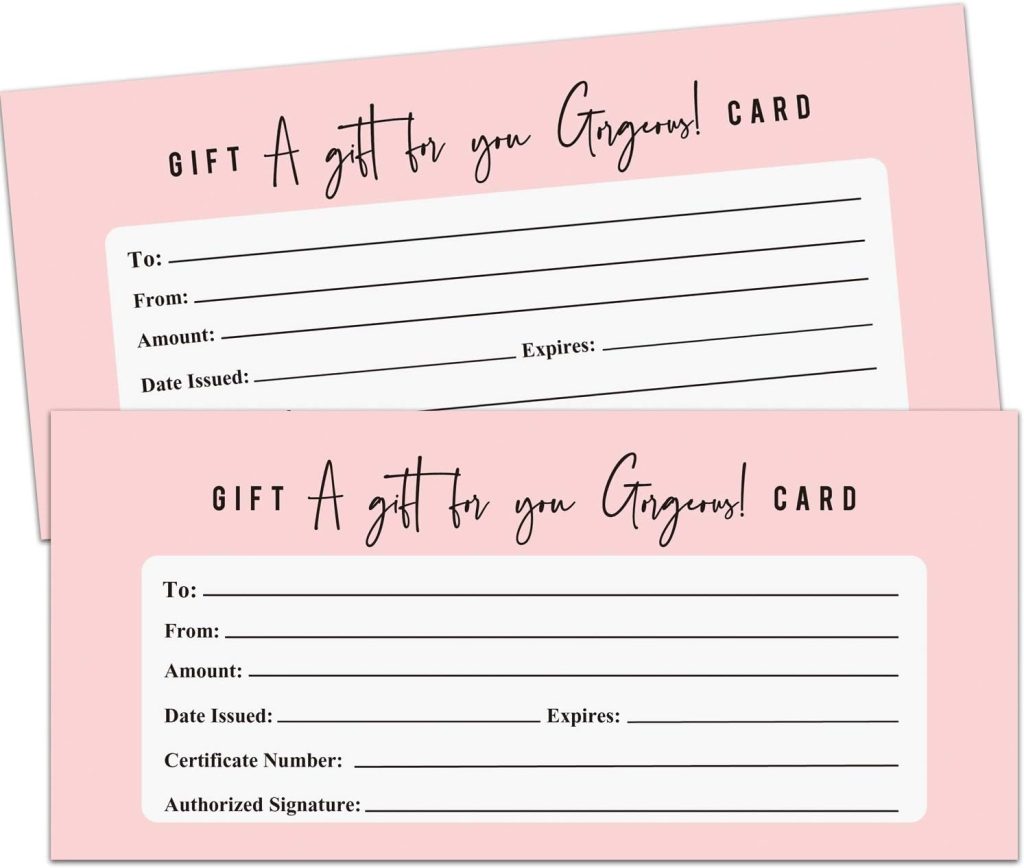 25 Blank Gift Certificates for Small Business, Clients or as Luxury Holiday Vouchers, Massage, Hair & Nail Salon Spa, Restaurants, DIY Coupon Cards for Birthday, Mom Valentines Day, Him & Her. 25 Blank Gift Certificates for Small Business, Clients or as Luxury Holiday Vouchers, Massage, Hair & Nail Salon Spa, Restaurants, DIY Coupon Cards for Birthday, Mom Valentines Day, Him & Her.