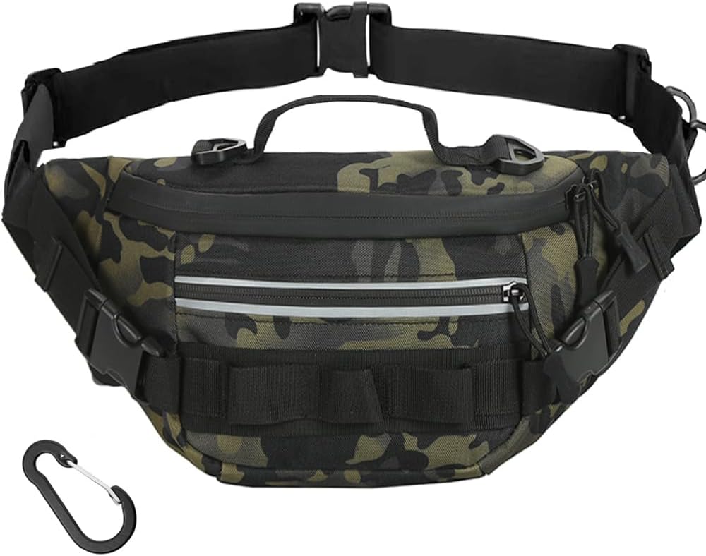 Fishing Tackle Bag Portable Fly Fishing Pack Sling Bag Water-Resistant Fishing Waist Bag Utility Hiking Fanny Pack Tactical Fanny Pack for Outdoor Adventures Fishing Tackle Bag Portable Fly Fishing Pack Sling Bag Water-Resistant Fishing Waist Bag Utility Hiking Fanny Pack Tactical Fanny Pack for Outdoor Adventures