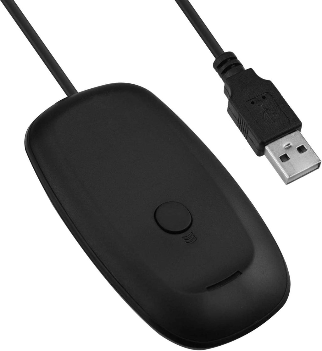 Mcbazel Wireless USB 2.0 Gaming Receiver Adapter for Microsoft Xbox 360 Desktop Pc Laptop Gaming – Black Mcbazel Wireless USB 2.0 Gaming Receiver Adapter for Microsoft Xbox 360 Desktop Pc Laptop Gaming – Black