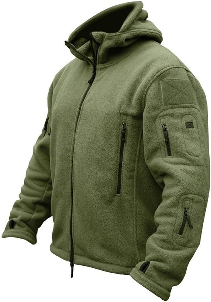 ReFire Gear Men’s Warm Military Tactical Sport Fleece Hoodie Jacket