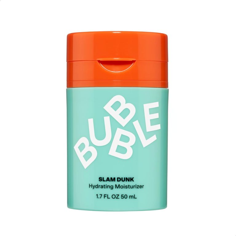 Bubble Skincare Slam Dunk Face Moisturizer – Hydrating Face Cream for Dry Skin Made with Vitamin E + Aloe Vera Juice for a Glowing Complexion – Skin Care with Blue Light Protection (50ml)