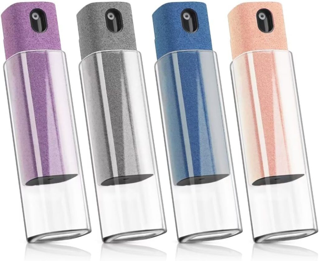 4 Pack Screen Cleaner 3-in-1 Touchscreen Mist Cleaner Spray and Microfiber Cloth Built-in Cleaning Solution Portable Reusable Fingerprint-Proof Spray Bottle for Phone Laptop iPad TV Monitor Car Screen 4 Pack Screen Cleaner 3-in-1 Touchscreen Mist Cleaner Spray and Microfiber Cloth Built-in Cleaning Solution Portable Reusable Fingerprint-Proof Spray Bottle for Phone Laptop iPad TV Monitor Car Screen