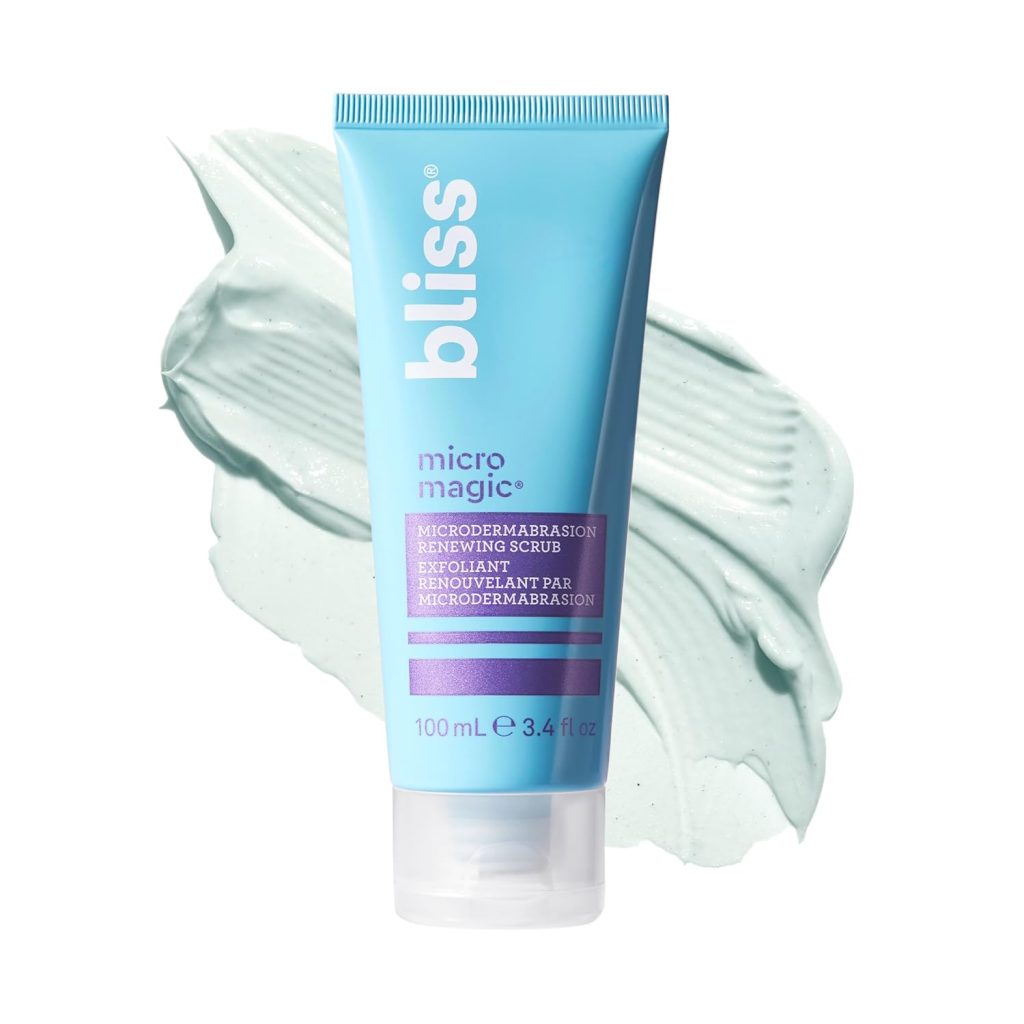 bliss Micro Magic | Skin-renewing Microdermabrasion Scrub | Straight-from-the-Spa | Tightens Pores & Brightens Skin | Paraben Free, Cruelty Free | 3.4 fl oz bliss Micro Magic | Skin-renewing Microdermabrasion Scrub | Straight-from-the-Spa | Tightens Pores & Brightens Skin | Paraben Free, Cruelty Free | 3.4 fl oz