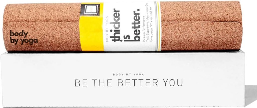 Luxury Cork Yoga Mat – Non Slip, Extra Thick Grip. Thicker, Longer, and Wider for More Comfort and Support. Tough Enough For Hot Yoga. Natural, Non Toxic, and Eco Friendly. Optional Alignment Lines. Luxury Cork Yoga Mat – Non Slip, Extra Thick Grip. Thicker, Longer, and Wider for More Comfort and Support. Tough Enough For Hot Yoga. Natural, Non Toxic, and Eco Friendly. Optional Alignment Lines.