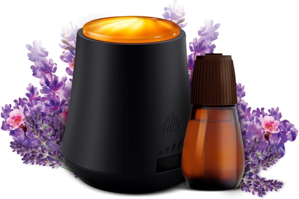 Air Wick Essential Mist Starter Kit, Diffuser + 1 Refill, Lavender and Almond Blossom, Air Freshener, Essential Oils Air Wick Essential Mist Starter Kit, Diffuser + 1 Refill, Lavender and Almond Blossom, Air Freshener, Essential Oils