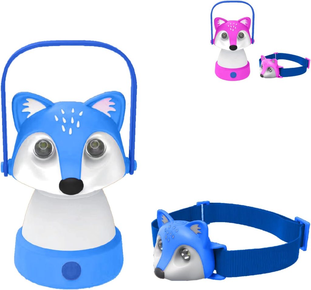 Kids Camping Essentials – Fox LED Kids Lantern and Rechargeable Kids Headlamp Set | Multiple Purposes Kids Nightlight/Flashlight Toys – Great Holiday, Halloween N Birthday Gifts for Toddlers and Kids Kids Camping Essentials – Fox LED Kids Lantern and Rechargeable Kids Headlamp Set | Multiple Purposes Kids Nightlight/Flashlight Toys – Great Holiday, Halloween N Birthday Gifts for Toddlers and Kids