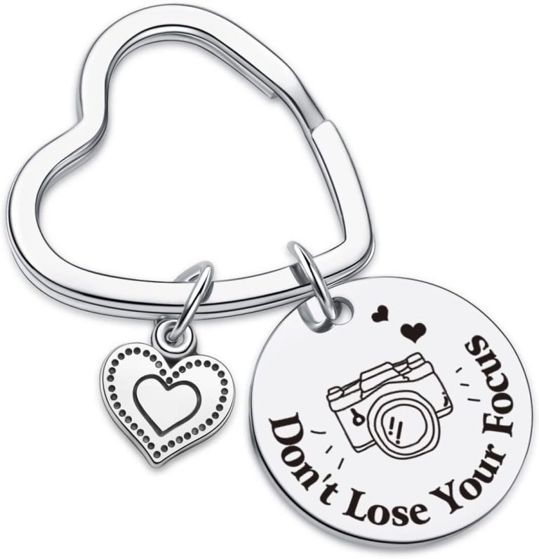 7RVZM Photography Keychain Camera Charm Keychain Camera Lovers Keyring
