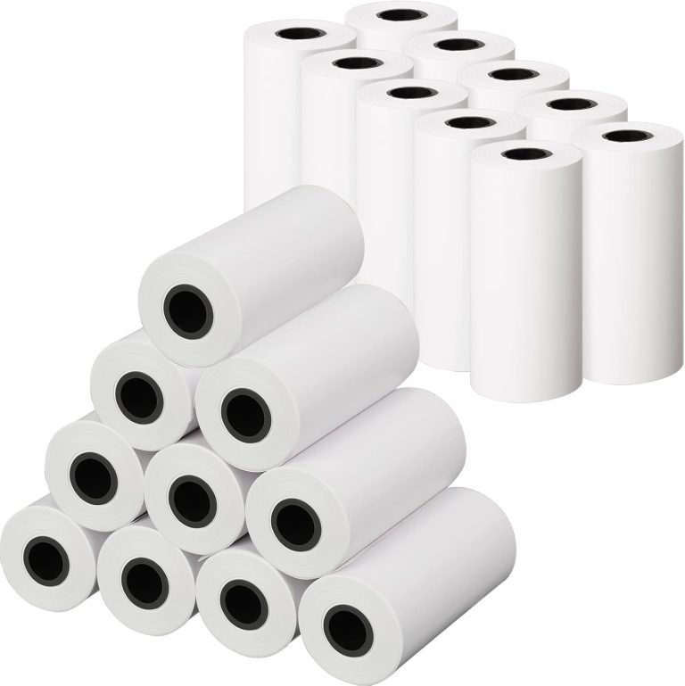 20 Rolls Instant Camera Print Paper Refill Camera Thermal Printer Photo Paper Roll Instant Print Thermal Paper Fit for Kids Instant Camera Favors Supplies, 57 x 30 mm