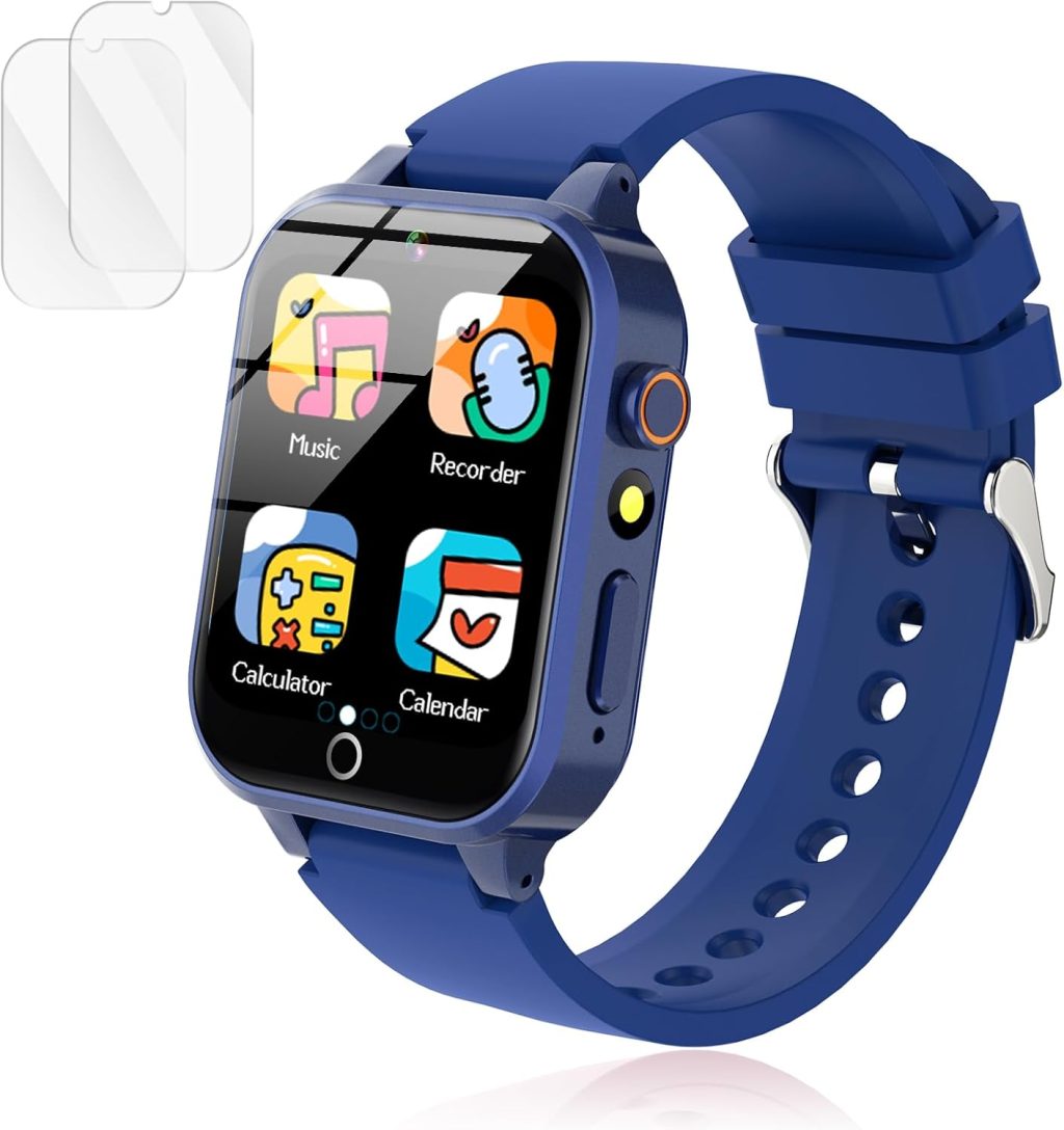 Smart Watch for Kids, with 26 Puzzle Games, Touch Screen, HD Camera, Alarm Clock, Toys for Ages 4-12 Years Old.Birthday Gift for Boys Girls (Blue) Smart Watch for Kids, with 26 Puzzle Games, Touch Screen, HD Camera, Alarm Clock, Toys for Ages 4-12 Years Old.Birthday Gift for Boys Girls (Blue)