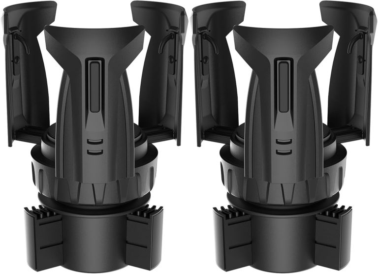 Cup Holder Expander, Automatic Car Cup Holder Expander Holds Large Water Bottles, Compatible with Yeti, Stanley, Owala Tumbler & Mugs, Adjustable Arms & Extendable Base Insert
