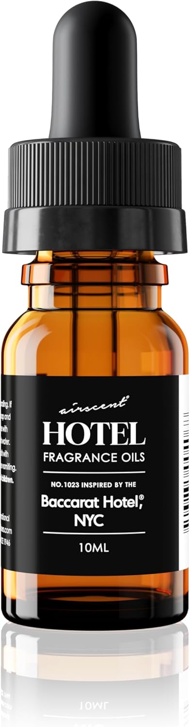 Hotel Diffuser Oil Inspired by The Baccarat Hotel Scent – Love Affair Essential Oil – AirScent No. 1023 Blend – 10 mL, 0.34 fl oz Fragrance Oil Bottle for Aromatherapy Diffusers and Humidifiers Hotel Diffuser Oil Inspired by The Baccarat Hotel Scent – Love Affair Essential Oil – AirScent No. 1023 Blend – 10 mL, 0.34 fl oz Fragrance Oil Bottle for Aromatherapy Diffusers and Humidifiers