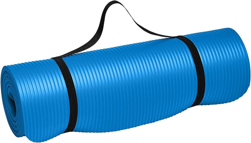 HODIAX Yoga Mats 10mm Extra Thick Yoga Pilates Mats Non-Slip Anti-Tear Yoga Mats For Exercise Fitness Workout With Carrying Straps Blue or Pink Color 72″ x 24″ x 0.4″ HODIAX Yoga Mats 10mm Extra Thick Yoga Pilates Mats Non-Slip Anti-Tear Yoga Mats For Exercise Fitness Workout With Carrying Straps Blue or Pink Color 72″ x 24″ x 0.4″