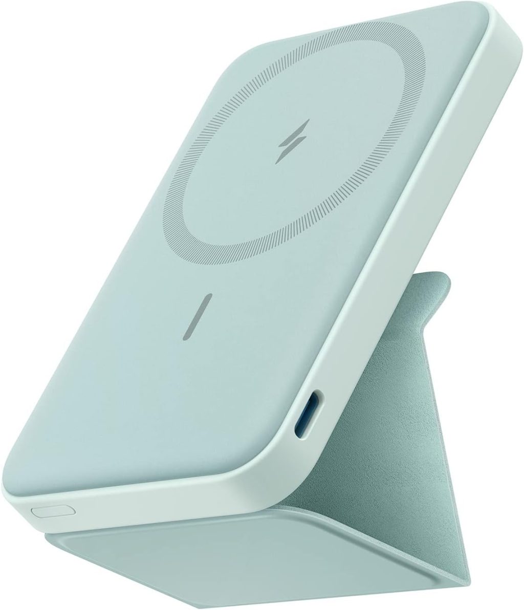 Anker 622 Magnetic Battery (MagGo), 5,000mAh Foldable Magnetic Wireless Portable Charger with Stand and USB-C Port (On The Side), Magsafe-Compatible for iPhone 16/15/14/13 Series Anker 622 Magnetic Battery (MagGo), 5,000mAh Foldable Magnetic Wireless Portable Charger with Stand and USB-C Port (On The Side), Magsafe-Compatible for iPhone 16/15/14/13 Series