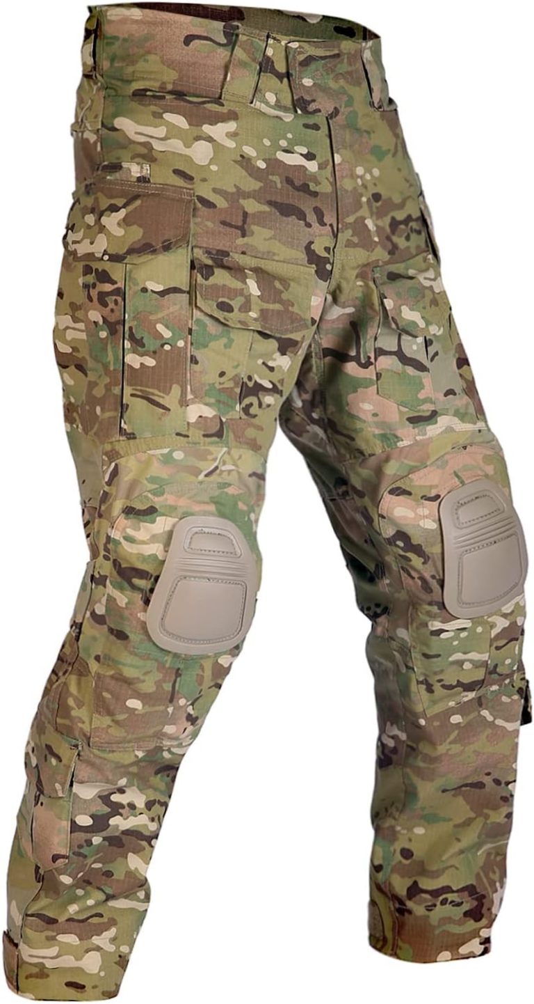 G3 Combat Pants with Knee Pads Tactical Military Trousers Hunting Multicam Pants for Men Rip-Stop Airsoft Gear