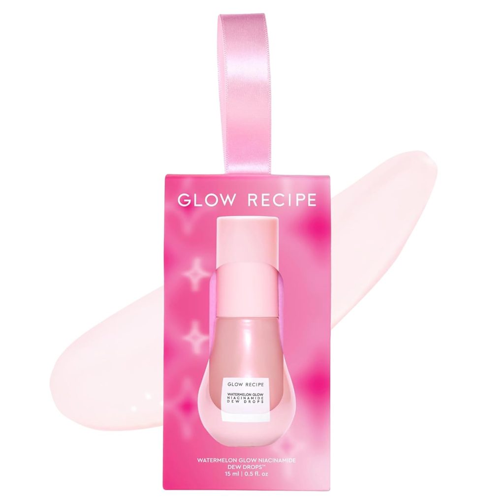 Glow Recipe Stocking Stuffer Niacinamide Serum Dew Drops Ornament – Hydrating Face Serum & Illuminating Makeup Primer for Dewy, Glass Skin – Hyaluronic Acid Serum for Plumping & Highlighting (15 ml) Glow Recipe Stocking Stuffer Niacinamide Serum Dew Drops Ornament – Hydrating Face Serum & Illuminating Makeup Primer for Dewy, Glass Skin – Hyaluronic Acid Serum for Plumping & Highlighting (15 ml)