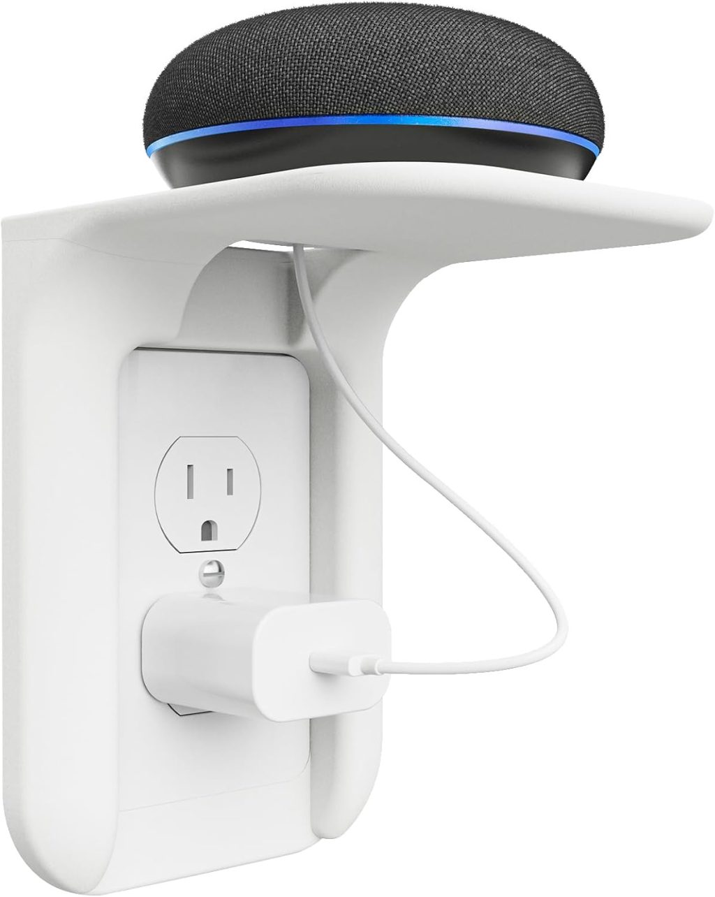 WALI Outlet Shelf Wall Holder,Bathroom Wall Shelf up to 10lbs Standard Vertical Duplex Wall Shelf Organizer for Smart Home Decor Space Saving Power Tools, Toothbrush (OLS001-W), 1 Pack, White WALI Outlet Shelf Wall Holder,Bathroom Wall Shelf up to 10lbs Standard Vertical Duplex Wall Shelf Organizer for Smart Home Decor Space Saving Power Tools, Toothbrush (OLS001-W), 1 Pack, White
