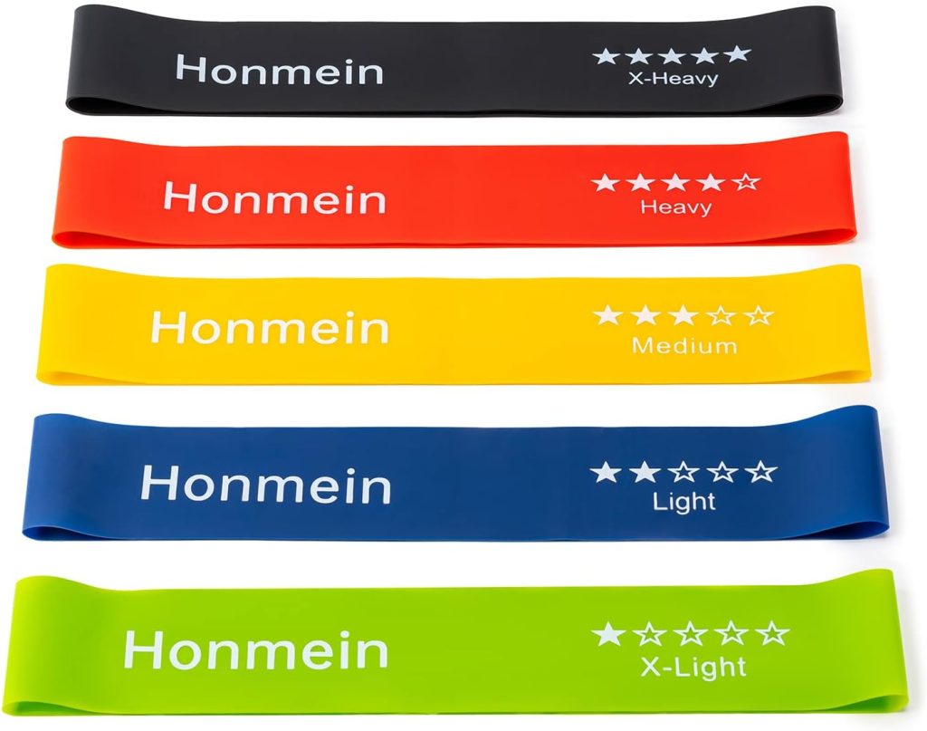 Resistance Bands for Working Out, Exercise Bands with 5 Resistance Levels Fit for Home Fitness, Strength Training, Natural Latex Resistance Band Include Instruction Guide and Carry Bag.… Resistance Bands for Working Out, Exercise Bands with 5 Resistance Levels Fit for Home Fitness, Strength Training, Natural Latex Resistance Band Include Instruction Guide and Carry Bag.…