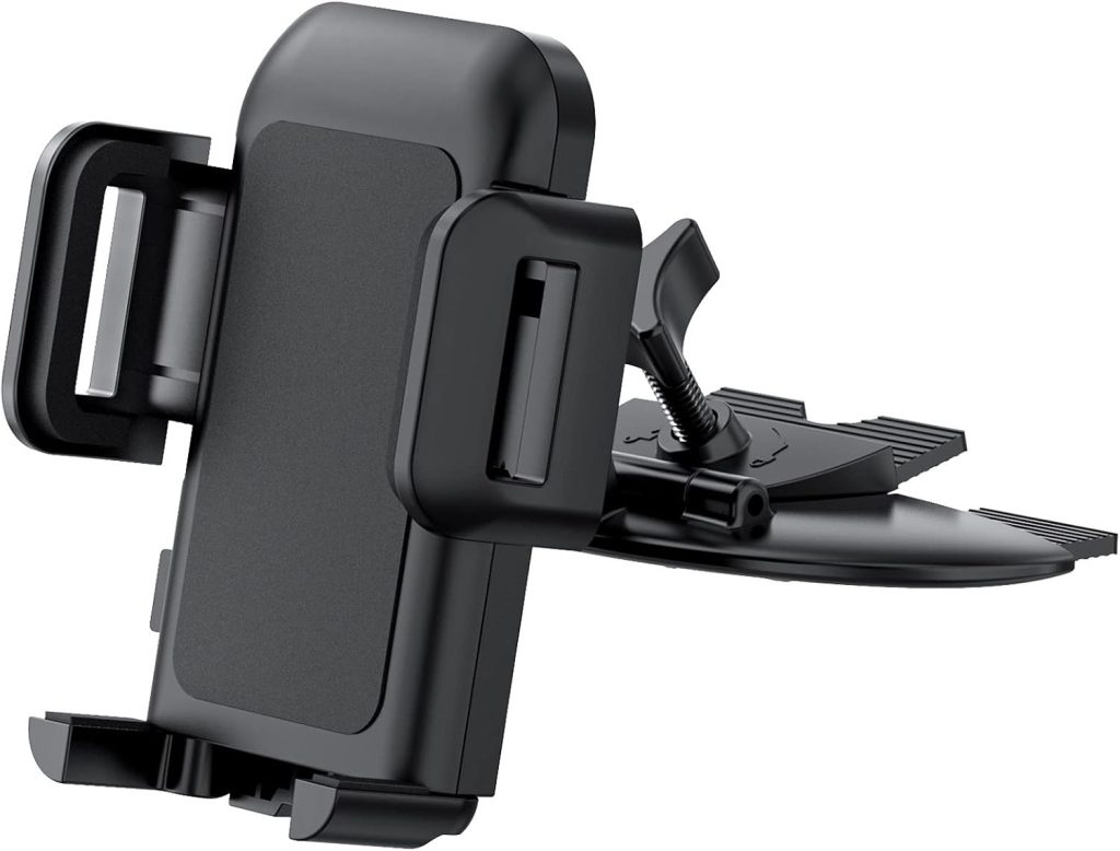 Cell Phone Holder for Car, CD Slot Car Phone Mount, One Button Release Easy Installation CD Player Car Phone Holder Mount Compatible with iPhone 16 15 14 13 12 11 Pro XR XS MAX Galaxy S20 S20+ S10 S9 Cell Phone Holder for Car, CD Slot Car Phone Mount, One Button Release Easy Installation CD Player Car Phone Holder Mount Compatible with iPhone 16 15 14 13 12 11 Pro XR XS MAX Galaxy S20 S20+ S10 S9