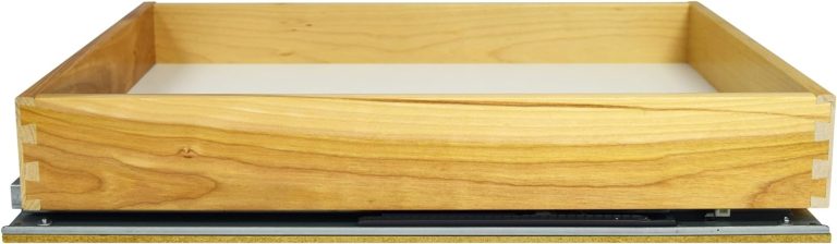 Solid Wood Pull-Out Drawer Organizer for Cabinets, Gliding Soft Close Shelves for Kitchen, Pantry, and Storage Organization, Yellow Birch, 14 Inch Wide x 21 Inch Deep