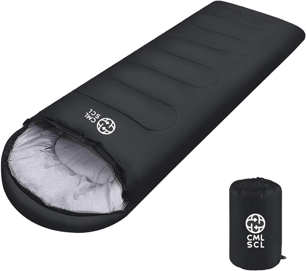 [CML SCL]-20 Degree Winter Sleeping Bags for Adults Camping – Temp Range (5F—32F) Portable Waterproof – Camping Sleeping Bags for Big and Tall in Hoodie: Backpacking Hiking 3 Season