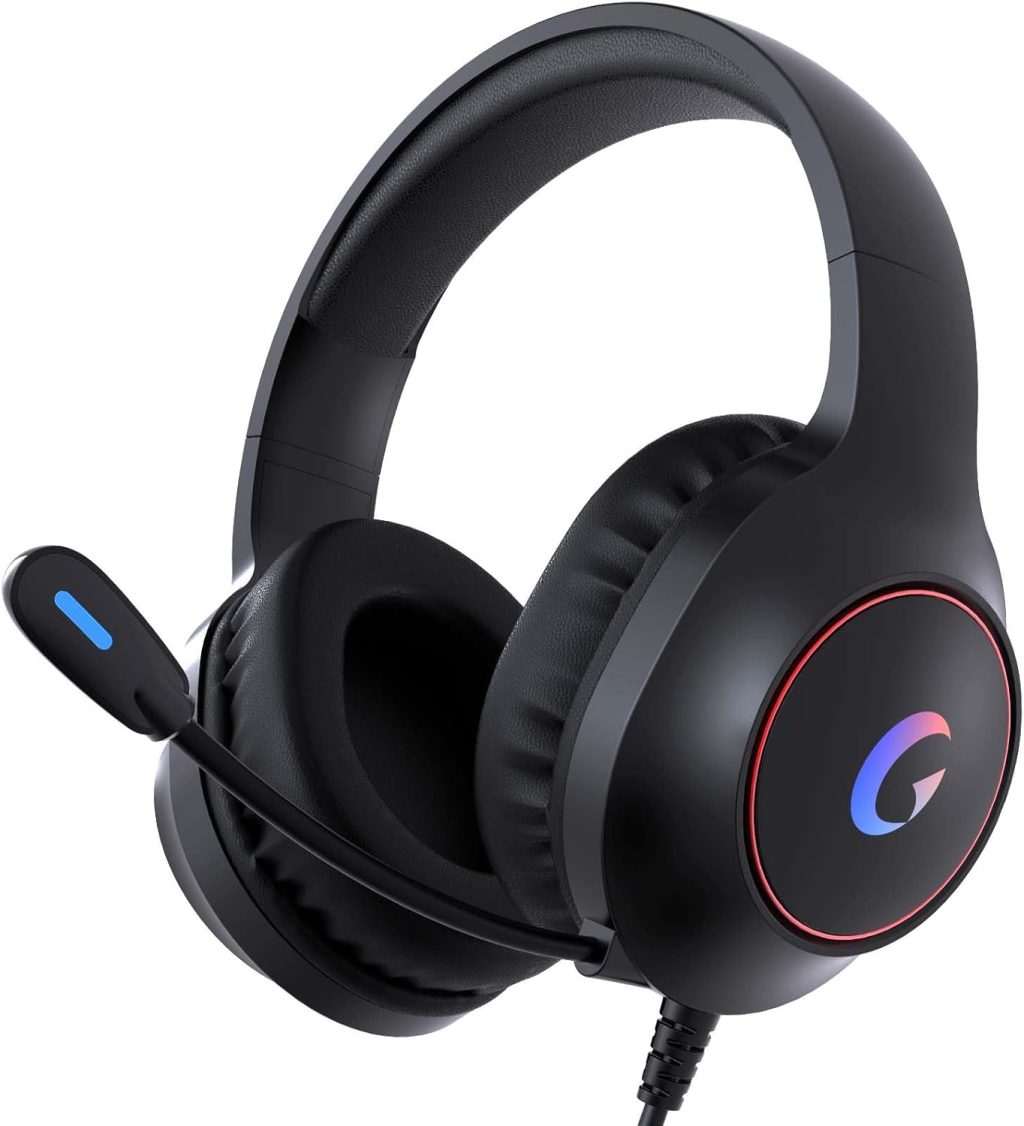 CM7002 Gaming Headset for PS5, PS4, PC, Mac, Switch, Xbox Series, Surround Sound RGB Gaming Headphones with Noise Canceling Microphone, 50MM Dynamic Drivers, 3.5MM Audio Jack, Black CM7002 Gaming Headset for PS5, PS4, PC, Mac, Switch, Xbox Series, Surround Sound RGB Gaming Headphones with Noise Canceling Microphone, 50MM Dynamic Drivers, 3.5MM Audio Jack, Black