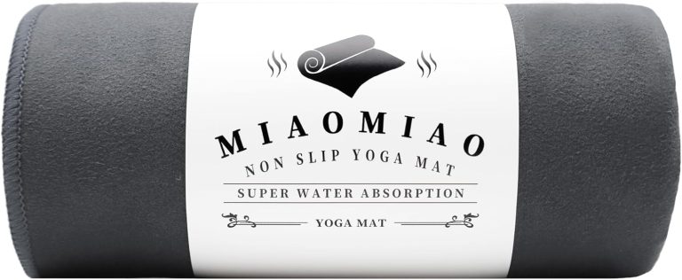 MIAOMIAO Non-Slip Hot Yoga Towel Set,Super Absorbent Microfiber in, 24.5″ x 72″ – Anti-Slip, Injury Free Design for Pilates, Yoga Mats, Exercise, and Fitness Gear