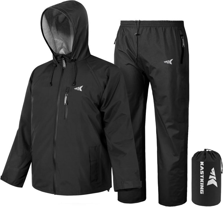 KastKing HydroSense Essential Waterproof Rain Suit for Men and Women, Lightweight, Durable Outdoor Gear for Fishing, Hiking