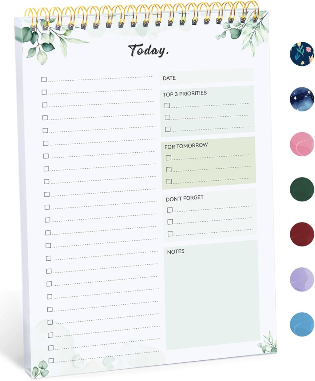 To Do List Pad – To Do List Notebook for Work with 52 Sheets, Undated Daily Planner Perfect for Daily Tasks and Goal Setting, To Do List Notepad Suitable for Office, Home and School-Nature To Do List Pad – To Do List Notebook for Work with 52 Sheets, Undated Daily Planner Perfect for Daily Tasks and Goal Setting, To Do List Notepad Suitable for Office, Home and School-Nature