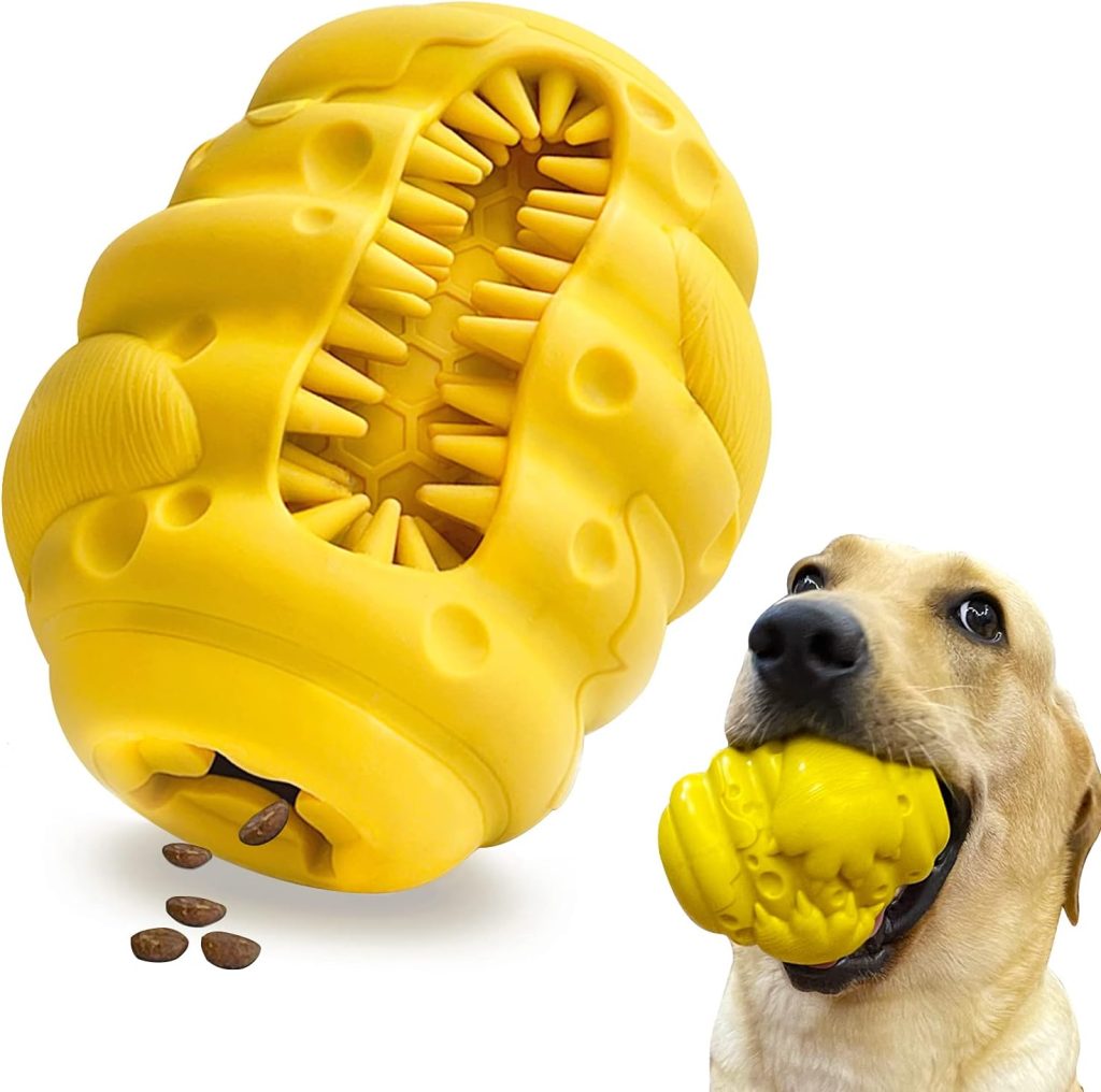 Chew Toys for Aggressive Chewers Large Medium Breeds, Interactive Treat Dispensing Slow Feeder Indestructible Durable Safe Rubber Teeth Clean Heavy Duty Tough Dog Puzzle Chew Toys Chew Toys for Aggressive Chewers Large Medium Breeds, Interactive Treat Dispensing Slow Feeder Indestructible Durable Safe Rubber Teeth Clean Heavy Duty Tough Dog Puzzle Chew Toys