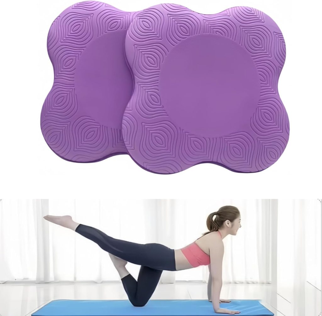 Yoga Knee Guards (Set of 2) – Male and Female Yoga Props and Accessories for Fitness, Travel, Meditation, Kneeling, Balance, Floor, Pilates Pads for Knee and Elbow Yoga Knee Guards (Set of 2) – Male and Female Yoga Props and Accessories for Fitness, Travel, Meditation, Kneeling, Balance, Floor, Pilates Pads for Knee and Elbow
